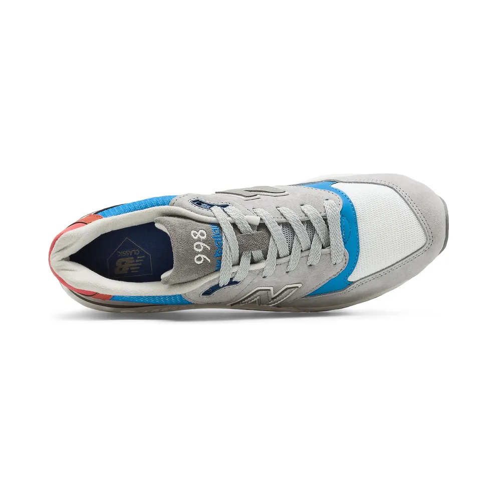 New Balance 998 Grey Light Blue Red Grey/Light Blue-Red (M998CNG)