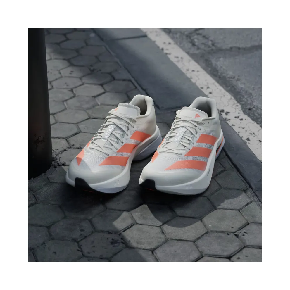 Adidas Adizero Boston 13 Off White / Lucid Orange / Grey (JP9252)