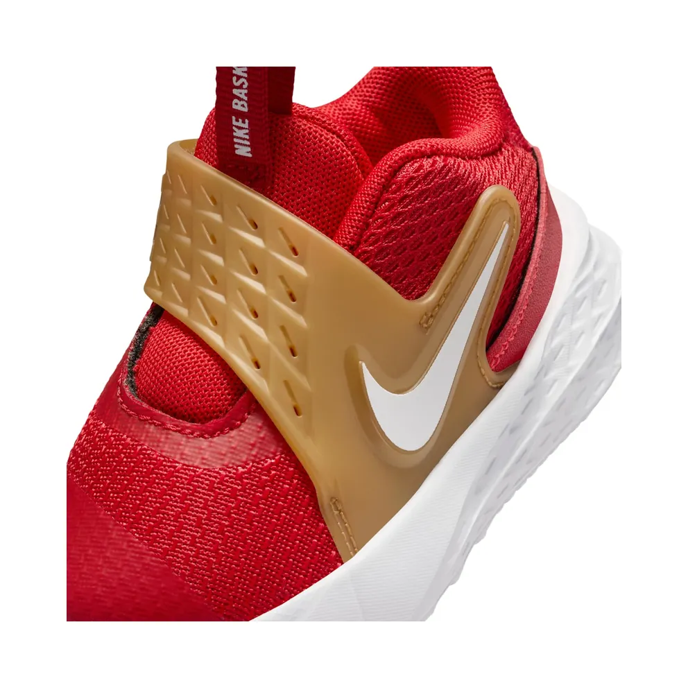 Nike Team Hustle D 12 University Red Metallic Gold (HF6281-603)
