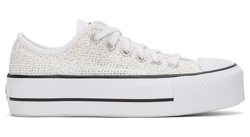 Converse Ademende Platform Chuck Taylor All Star Low Top White/black/white (570792C)