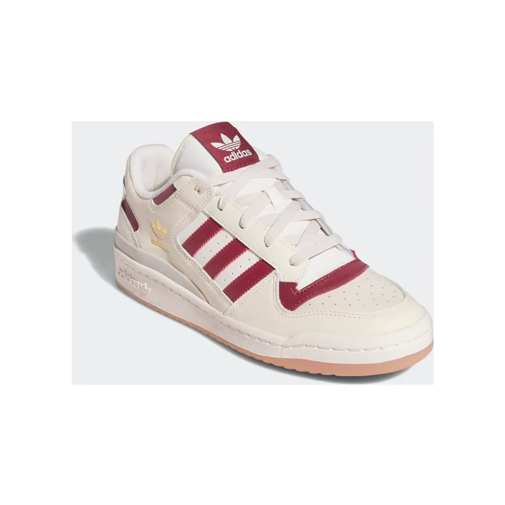 Adidas Forum Low Off White / Collegiate Burgundy / Cream White (HQ1487)