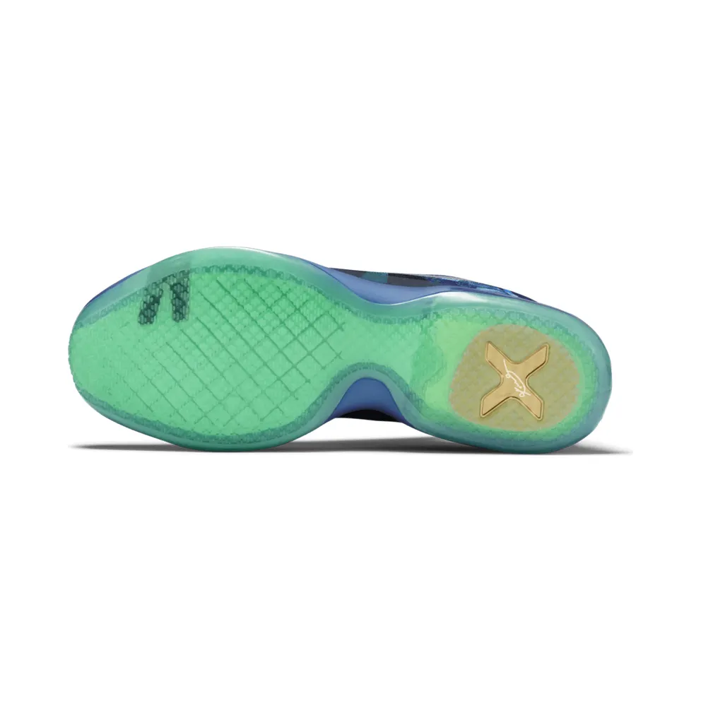 Nike Kobe 10 Peach Jam Emerald Glow/Reflect Silver-Court Purple (705317-305)
