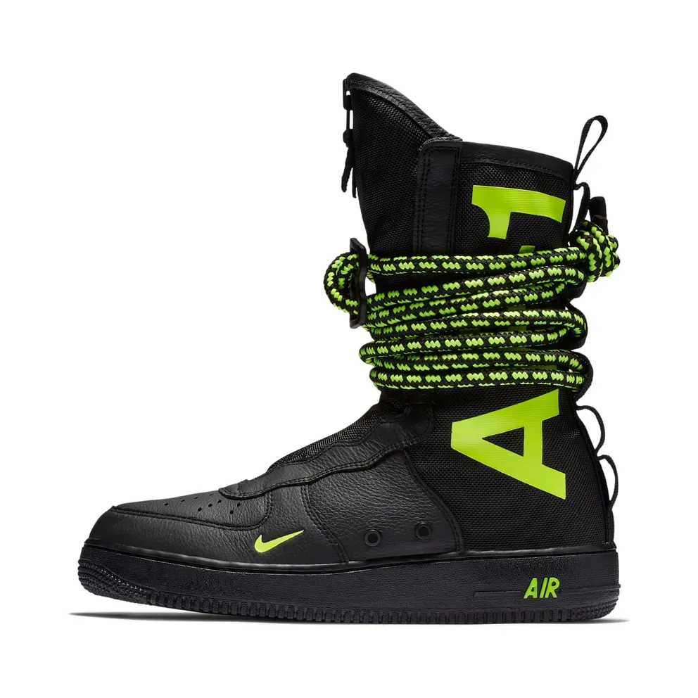 Nike SF Air Force 1 High Black Volt (AA1128-003)