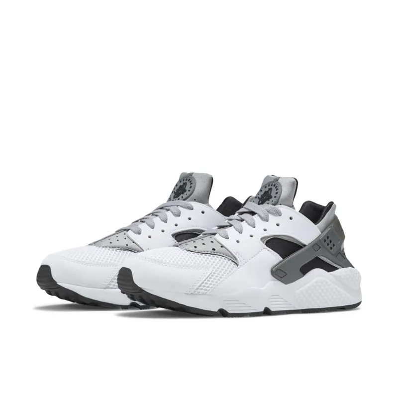 Nike Air Huarache Run White Wolf Grey Black White/Wolf Grey-Black-Cool Grey (318429-101)