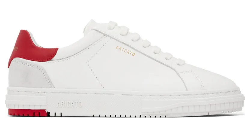 Axel Arigato White & Red Atlas Sneakers (F0522001)