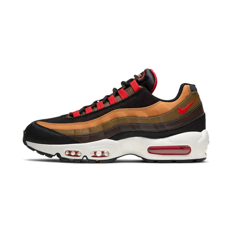 Nike Air Max 95 “Yukon Brown / Flax / Black / University Red” (CT1805-200)