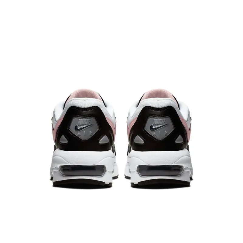 Nike Air Max2 Light White Bleached Coral Black (W) White/Bleached Coral-Black-Sail-Alligator (AO3195-101)