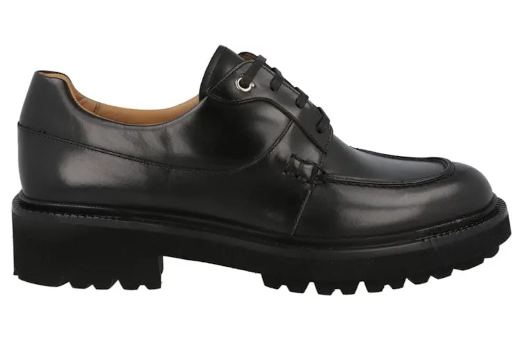 Ferragamo Gorin Lace Up Derby Shoes Black (020988-757637-M)