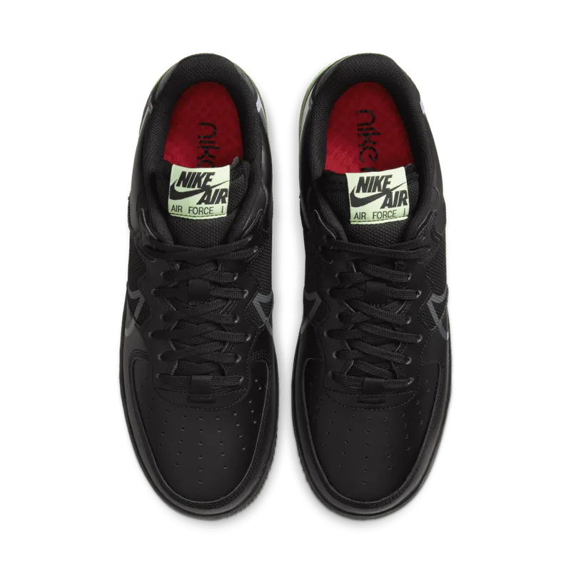 Nike Air Force 1 React Black Violet Star Barely Volt (2020) (CD4366-001)