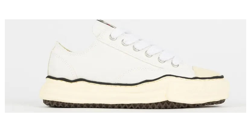 Maison Mihara Yasuhiro Peterson OG Sole Canvas Low White (A09FW733 WHT)