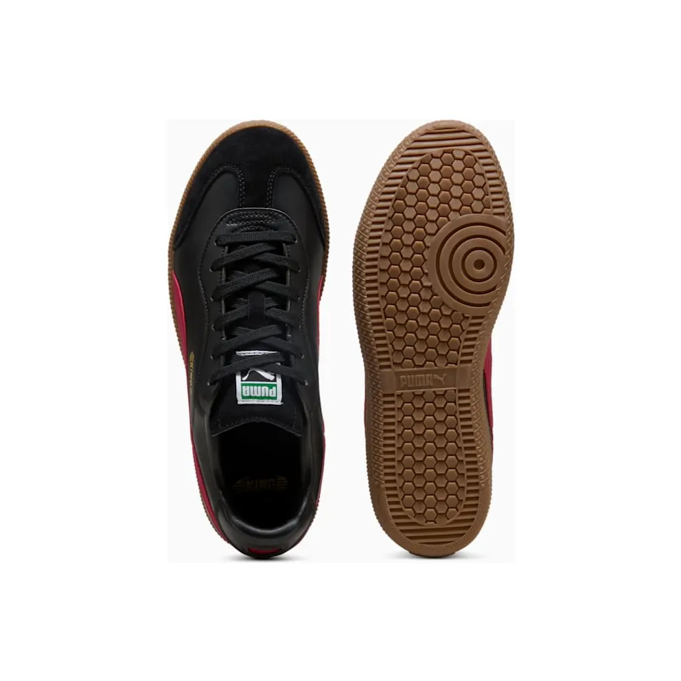 Puma King 21 IT Black Dark Crimson (106696-13)