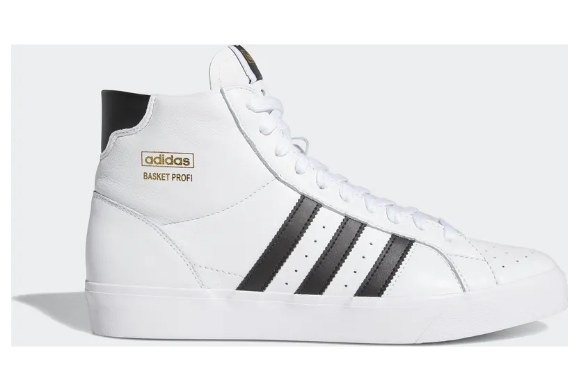 Adidas Basket Profi ‘Cloud White Black’ Cloud White/Core Black/Gold Metallic (FW3108)
