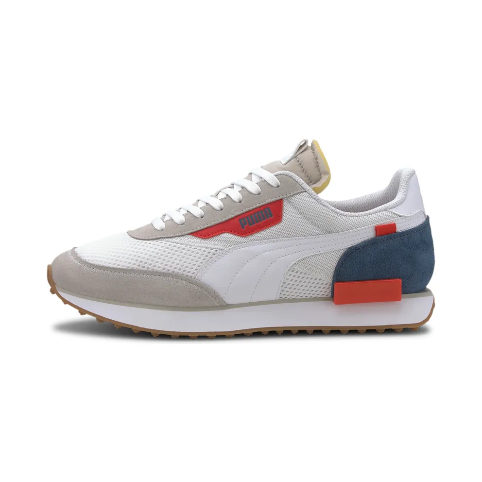 Puma Future Rider Stream On Gray Violet / Puma White / Dark Denim (371530-02)