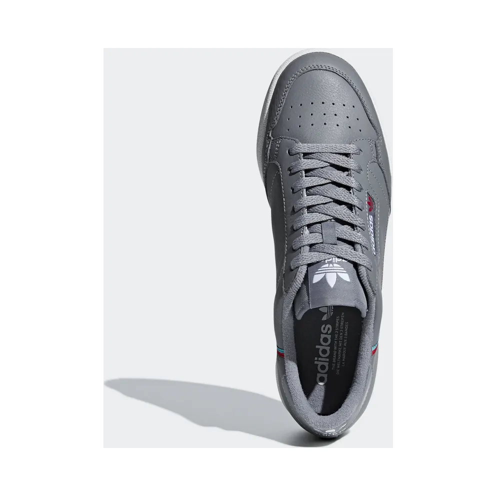 adidas Continental 80 Grey Grey/Hi-Res Aqua/Scarlet (B41671)