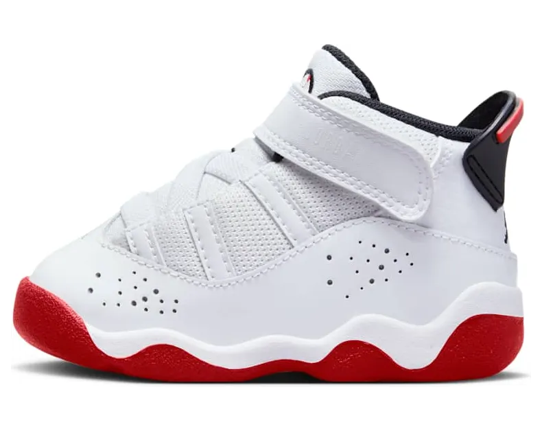 Air Jordan 6 RINGS TD “WHITE UNIVERSITY RED” (323420-160)