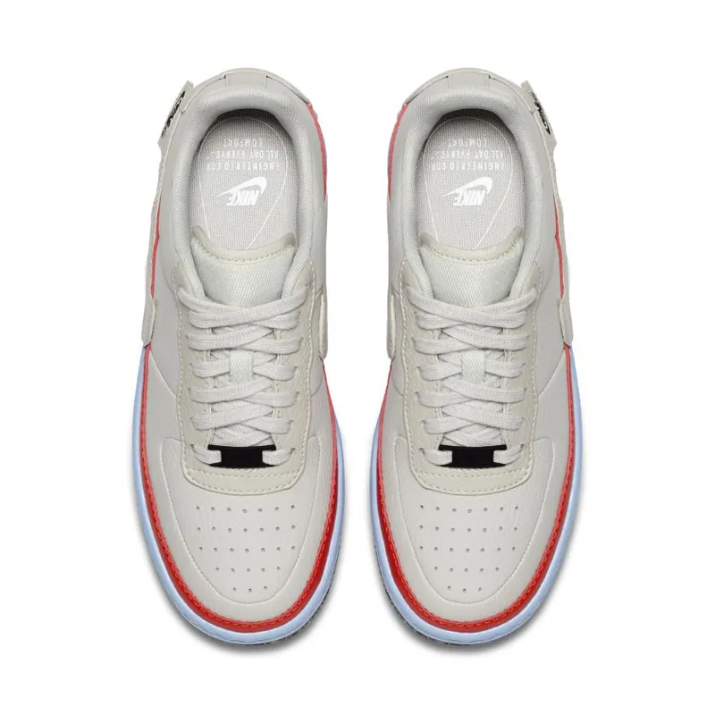 Nike Air Force 1 Jester XX Light Bone Team Orange (W) Light Bone/Light Bone-Team Orange (AT2497-002)