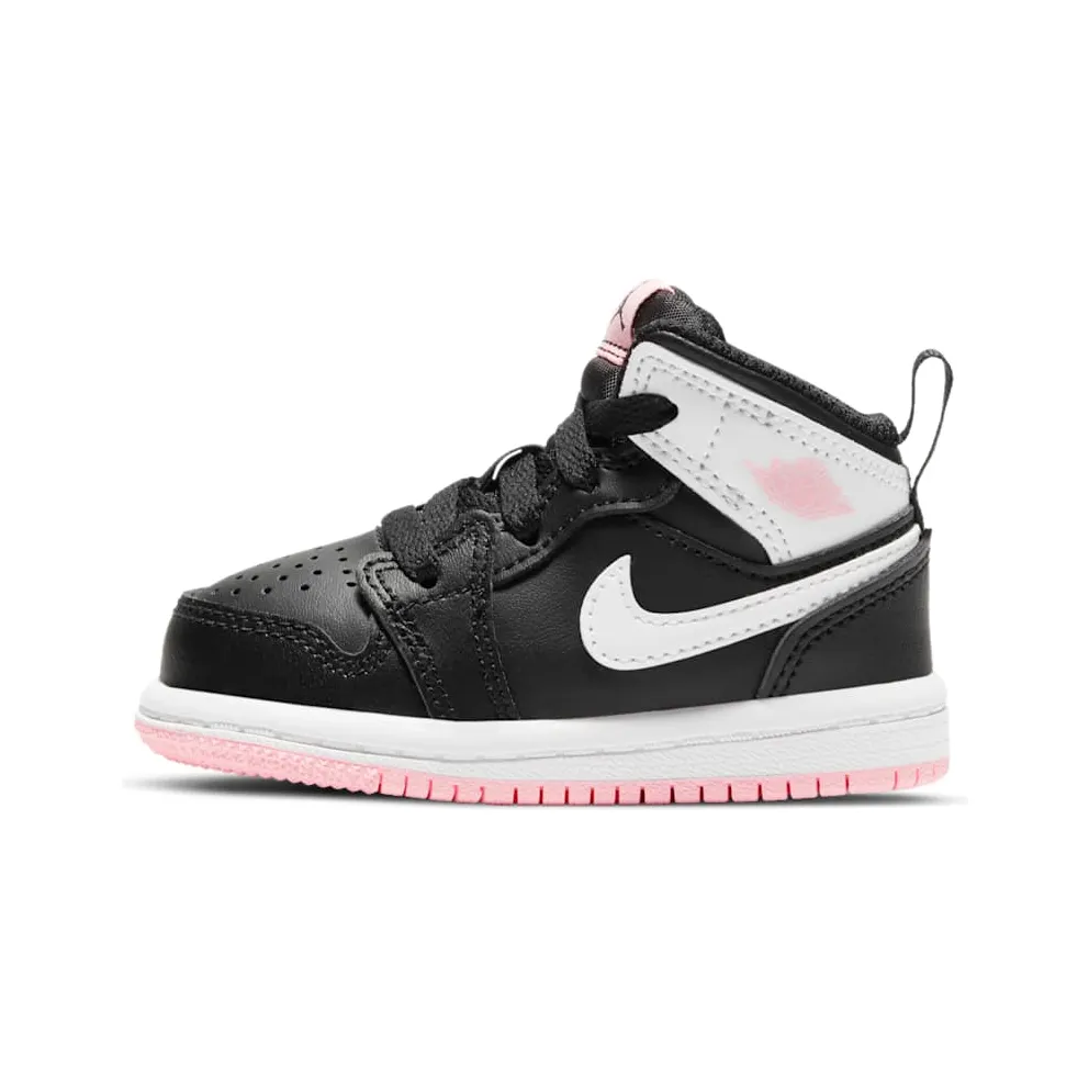 Jordan 1 Mid White Black Light Arctic Pink (TD) (644507-061)