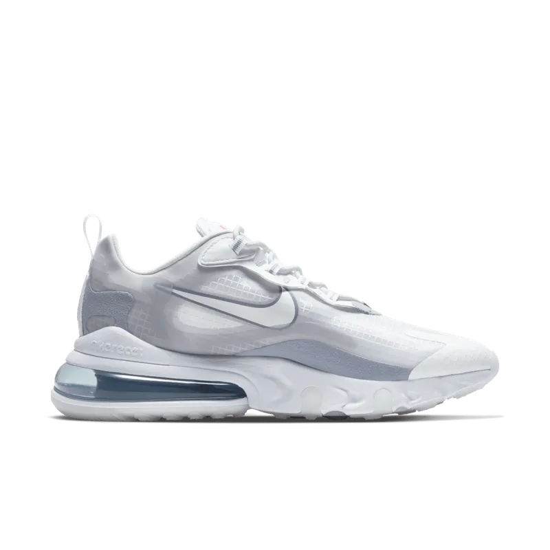 Nike Air Max 270 React White Pure Platinum White/Pure Platinum-Indigo Fog-White (CT1265-100)