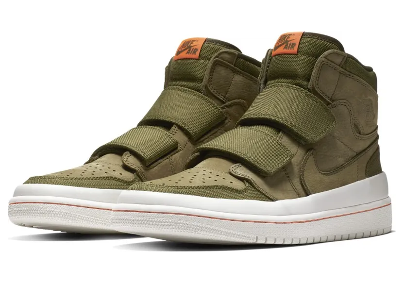 Jordan 1 Retro High Double Strap Olive Canvas