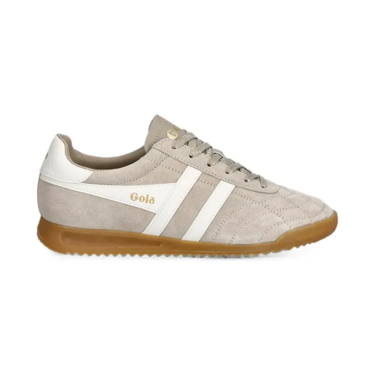 Gola Stadium sneakers met gewatteerde wreef en logo-print – Beige (CLB808CW2)