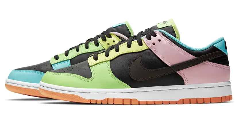 Nike Dunk Low Free 99 Black (GS) (2021) – “Black / Dark Chocolate / Copa / Pink Foam” (DH0952-001)