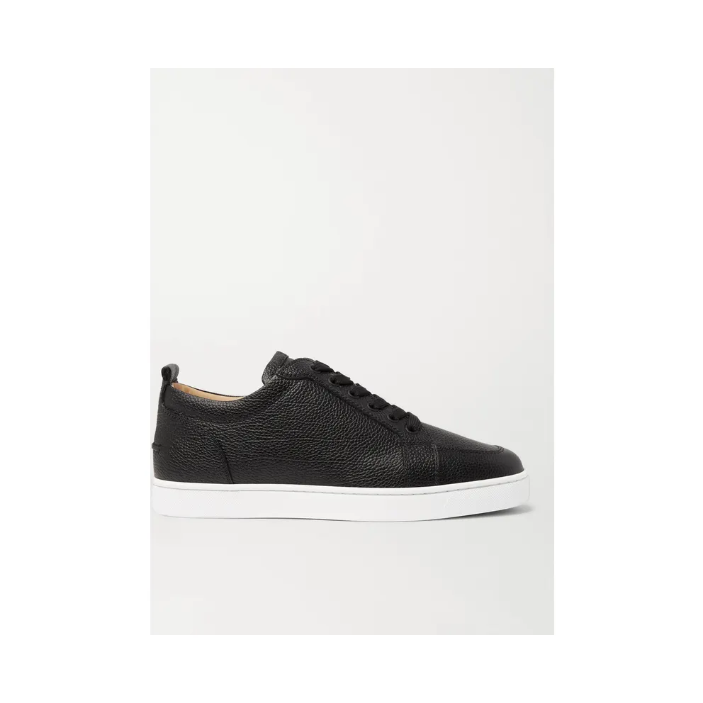 Christian Louboutin Rantulow Full-Grain Leather Sneakers Black (11880255)