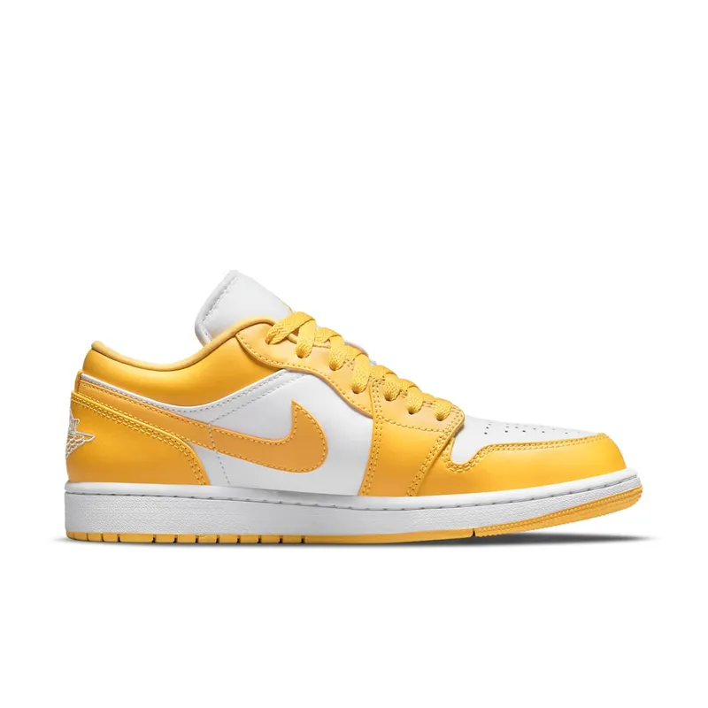 Jordan 1 Low Pollen – “White / Univeristy Gold / White” (553558-171)