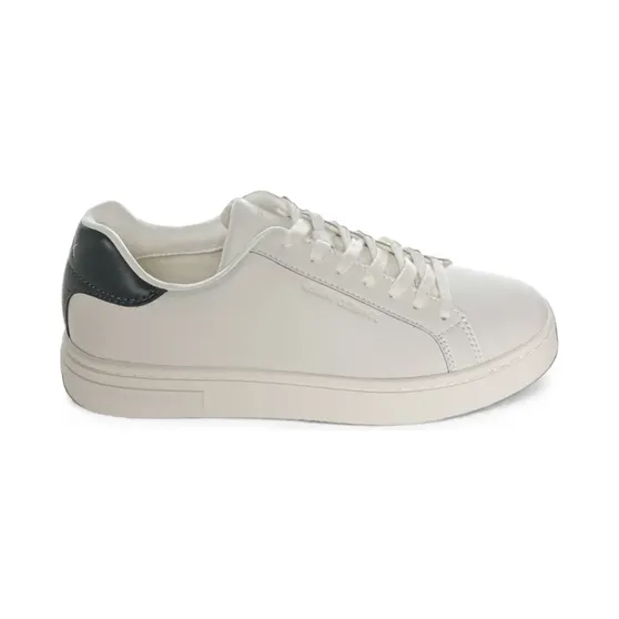 Armani Exchange logo-embossed low-top sneakers – Beige (XM000141AF1191)