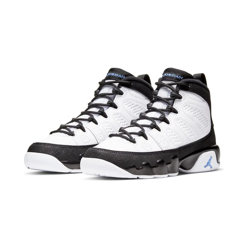Jordan 9 Retro University Blue (GS) White/University Blue-Black (302359-140)