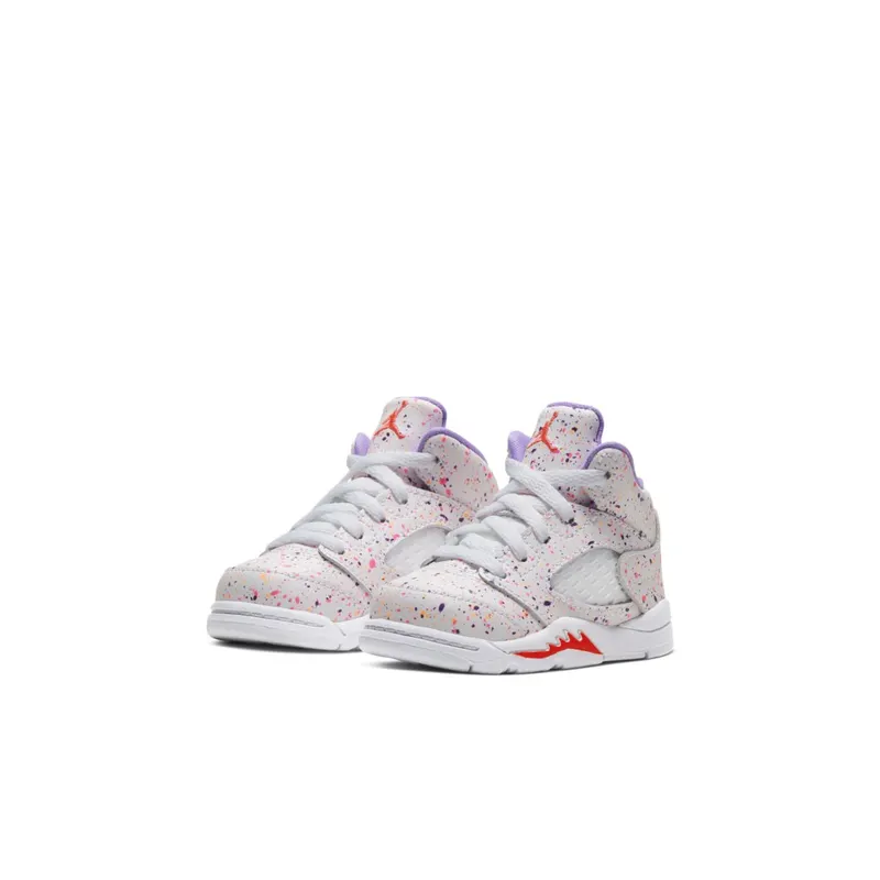 Jordan 5 Retro Easter (2020) (TD) White/Laser Crimson-Voltage Purple (CT1700-100)
