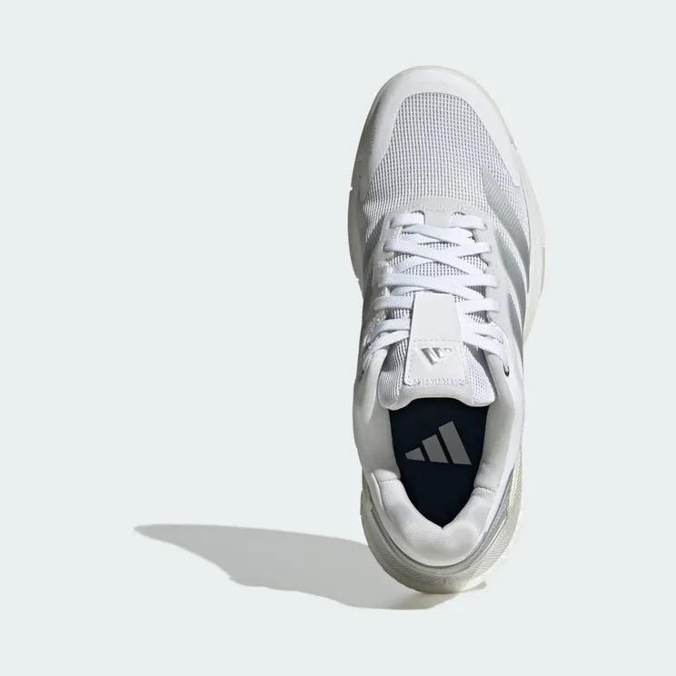 adidas Crazyquick Boost Padel “Cloud White / Silver Metallic / Zero Metalic” (JR4660)