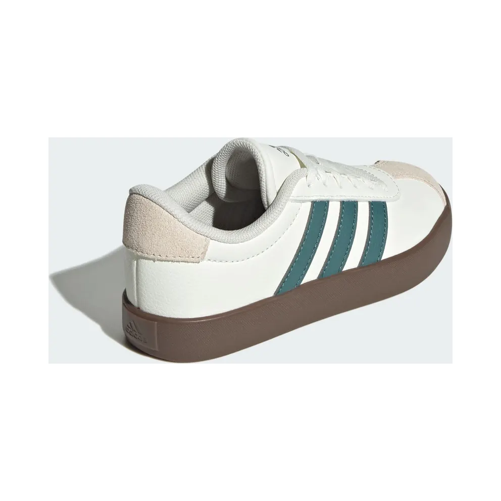 Adidas VL Court 3.0 Kids Off White / Preloved Teal / Wonder White (JR2219)