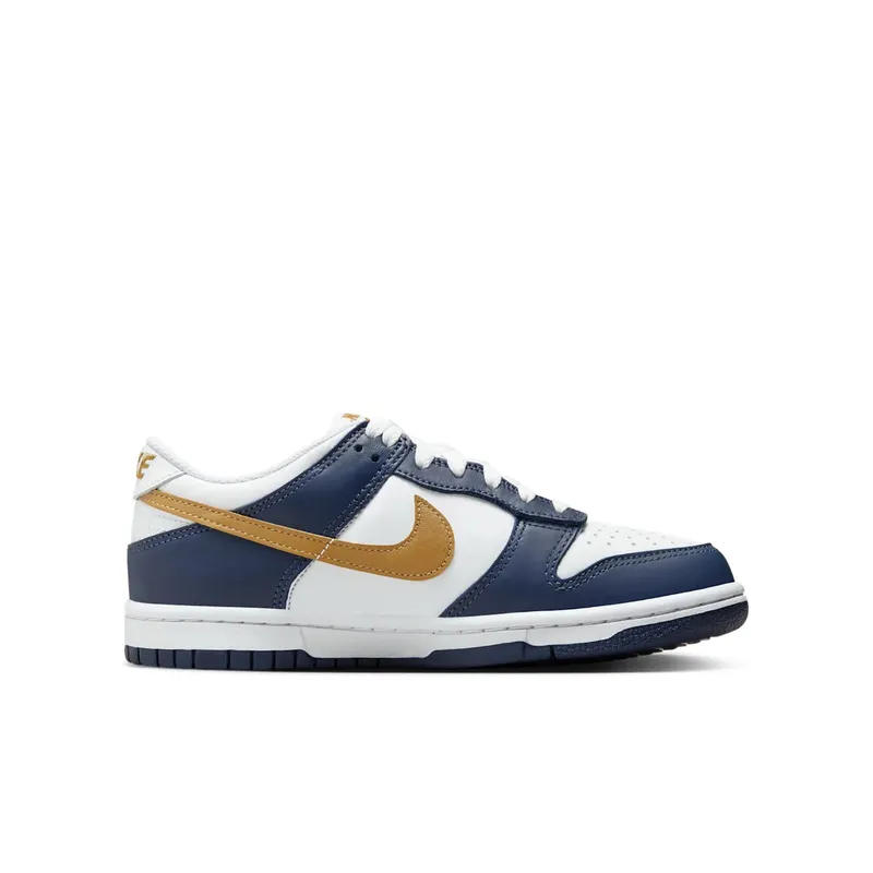 Nike Dunk Low GS “Midnight Navy Wheat” (FB9109-111)