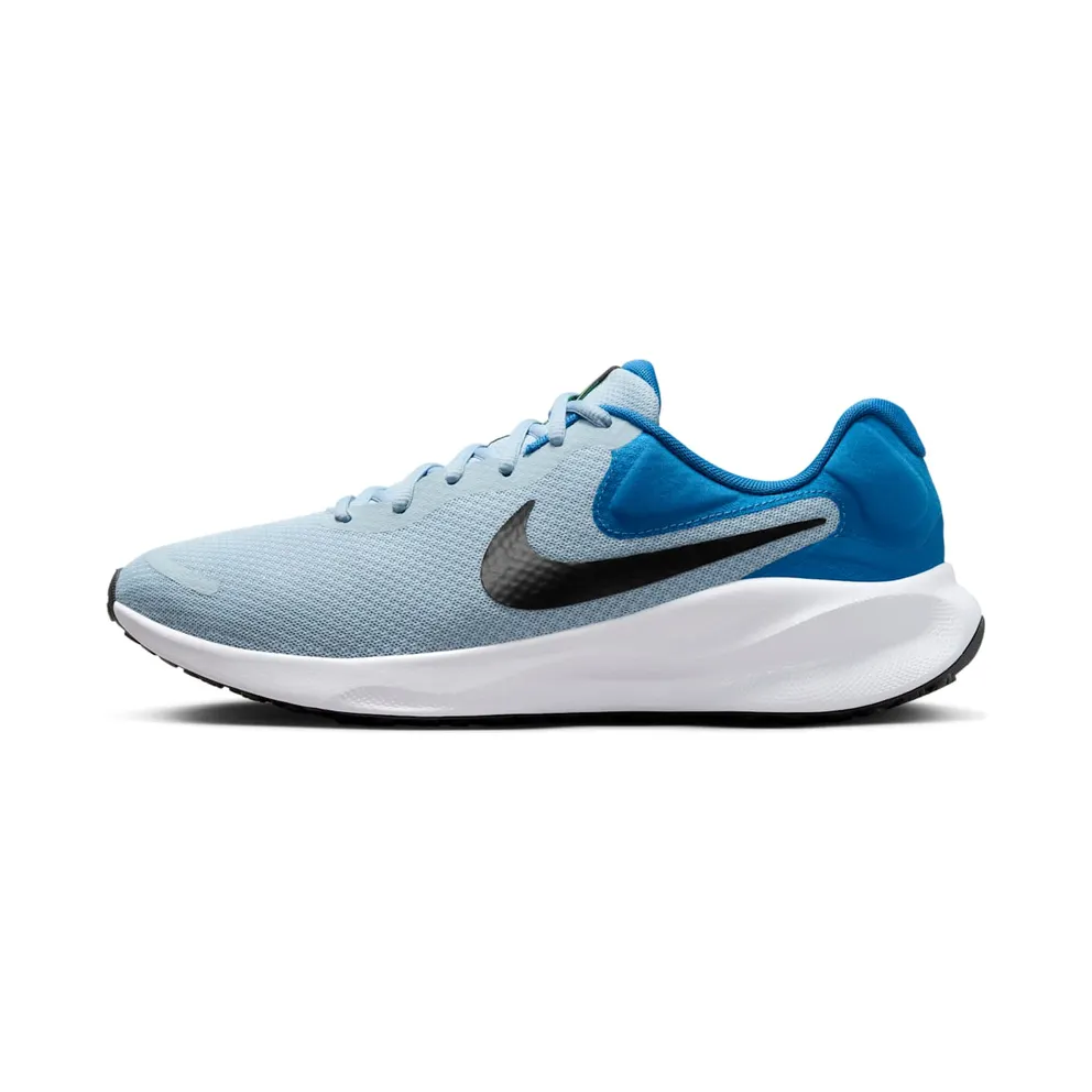 Nike Revolution 7 Light Armory Blue Star Blue Green Strike Black (FB2207-402)