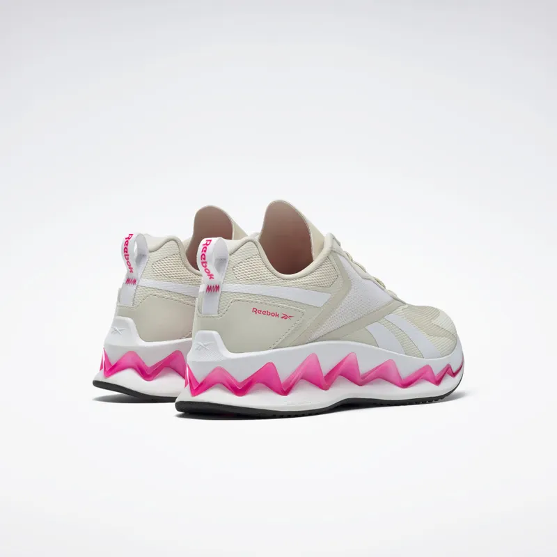 Reebok Zig Elusion Energy Shoes Alabaster / White / Proud Pink