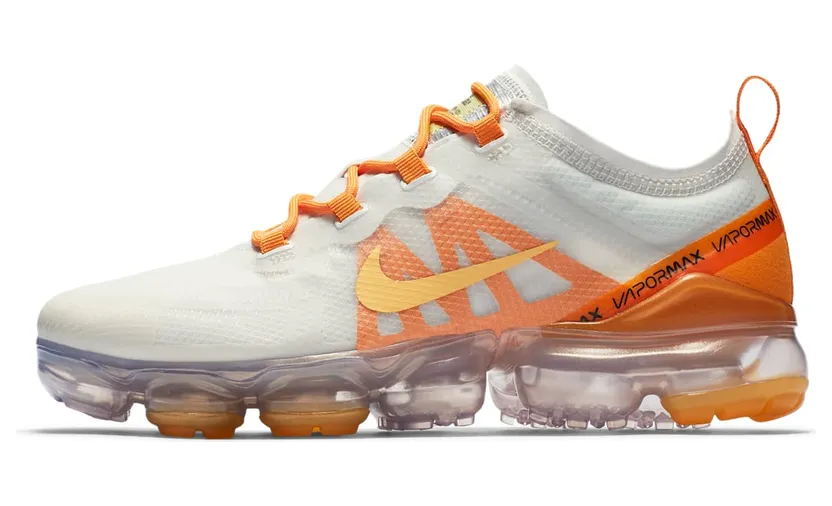 Nike Air VaporMax 2019 White Orange Peel (W)