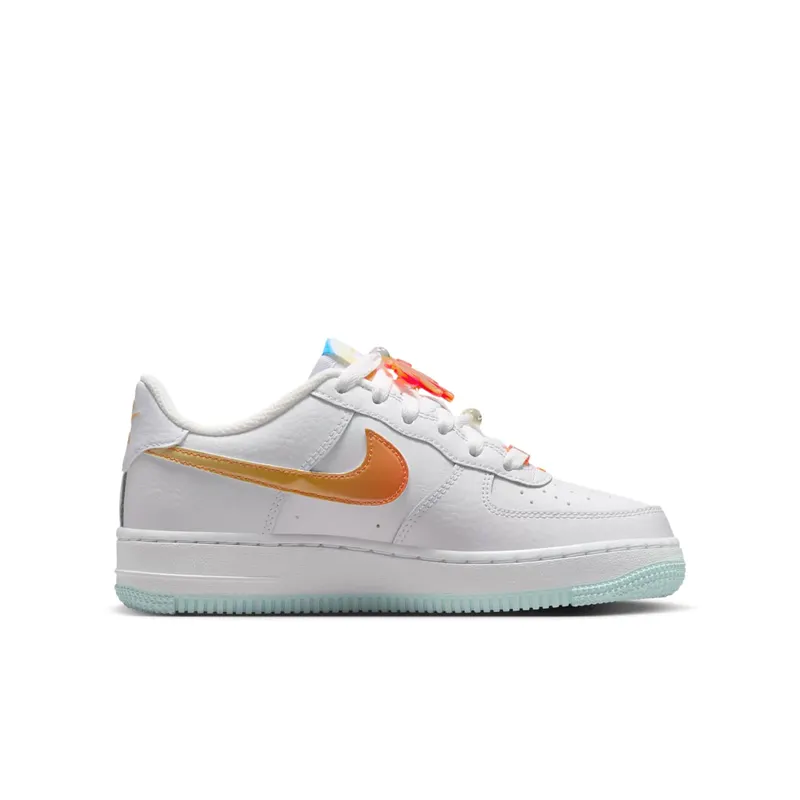 Nike Air Force 1 Low LV8 GS “White Glacier Blue Multi-Color” (IB8890-191)