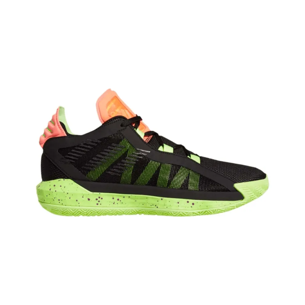 adidas Dame 6 Black Signal Green Coral (EH2070)