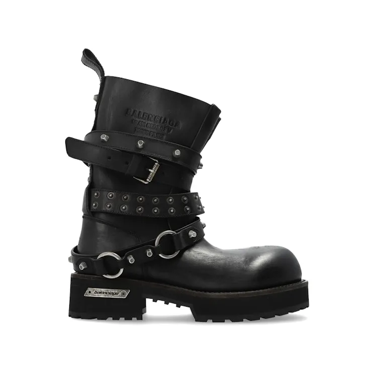 Balenciaga Venom City Bootie Black (845103 WBEQ4 1081)