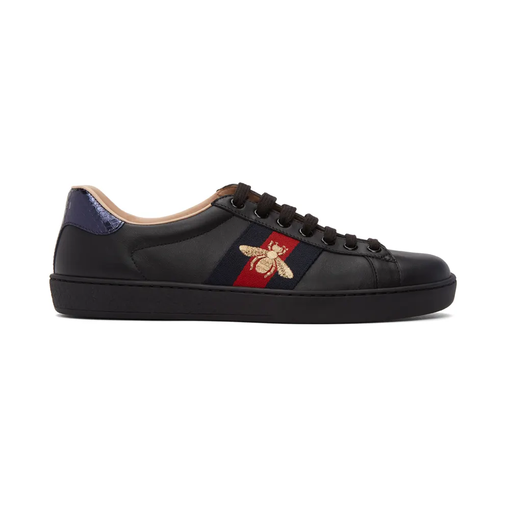 Gucci White Bee New Ace Sneakers (429446 02JP0)