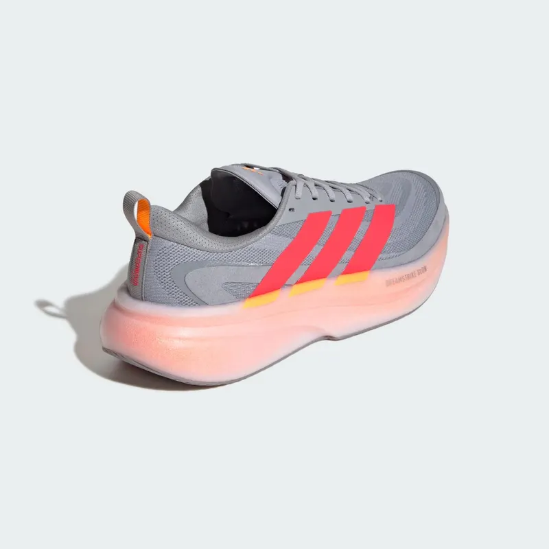 Adidas SUPERNOVA GLIDE Running Shoes Halo Silver / Lucid Red / Grey (KI8024)