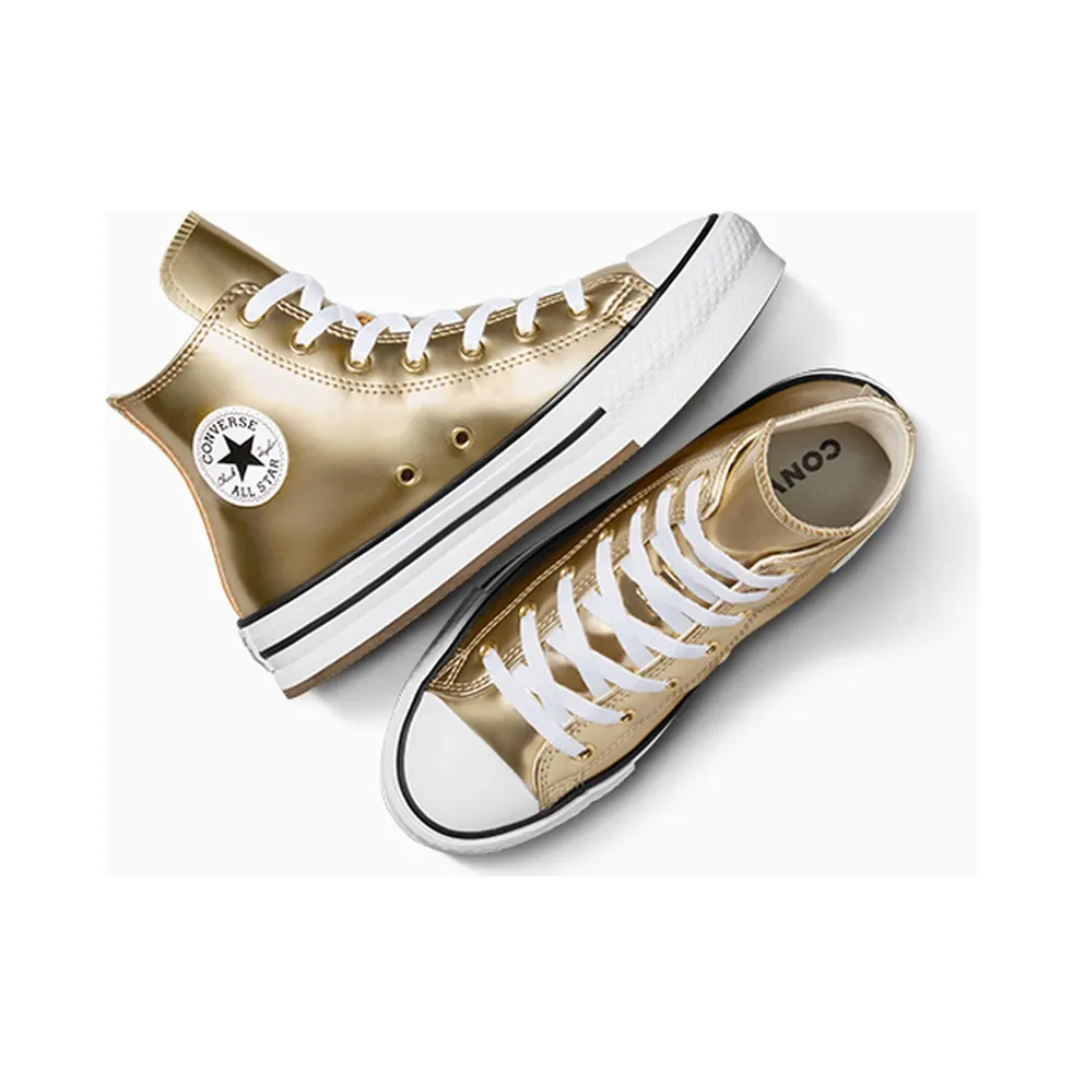 Converse Chuck Taylor All Star EVA Lift Platform Metallic Metallic Light Gold/White (A12606C)