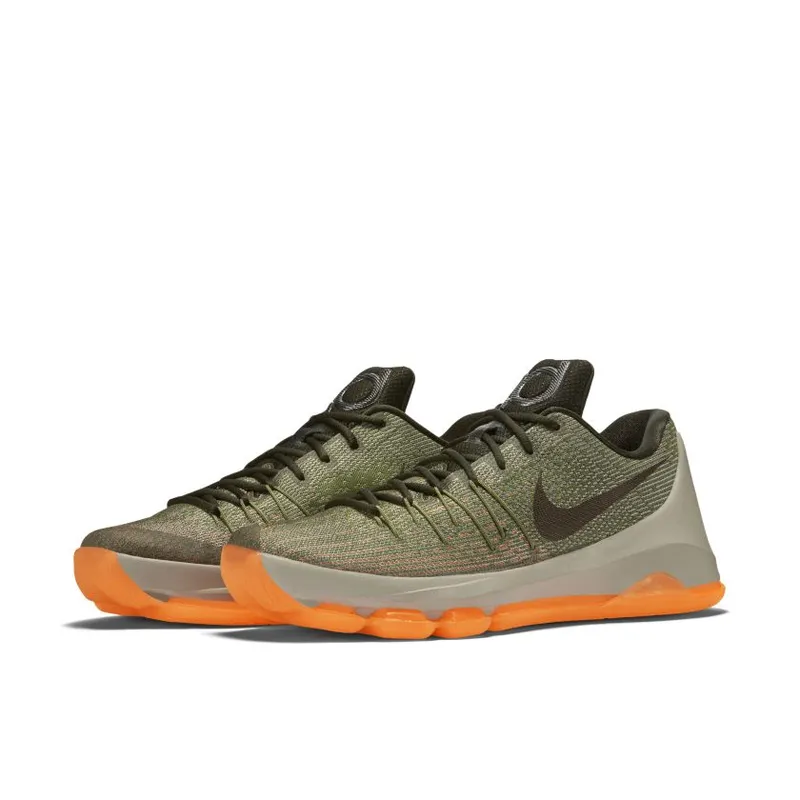 Nike KD 8 Easy Euro Grey/Squadron Green-Alligator-Bright Citrus (749375-033)