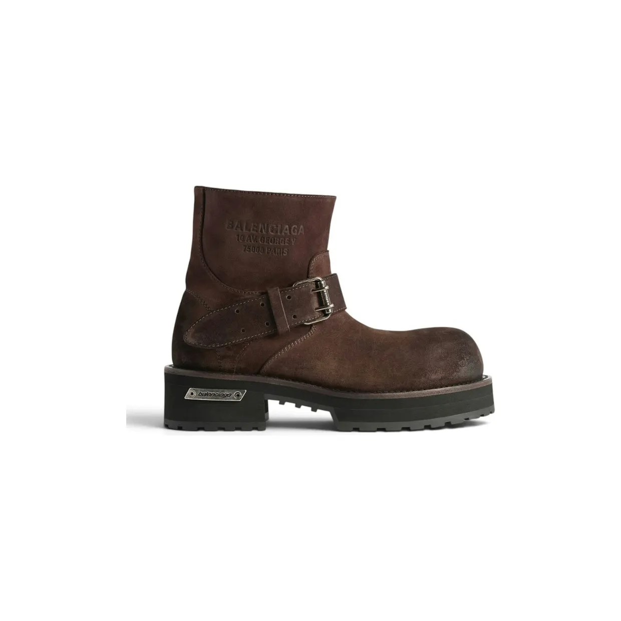 Balenciaga Venom Mini Bootie Light Espresso Ag Silver (873435-WCB43-2981)