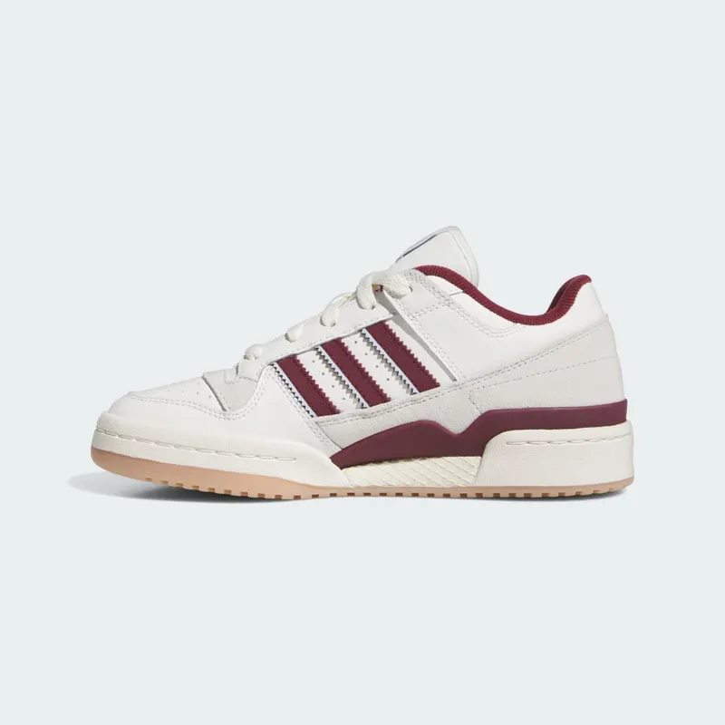 adidas Forum Low CL Shoes Cloud White / Shadow Red / Cream White (IG3965)