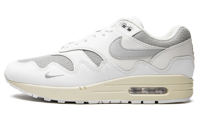 Nike Air Max 1 x Patta Wit/Metallic Silver/Pure Platinum (DQ0299-100)