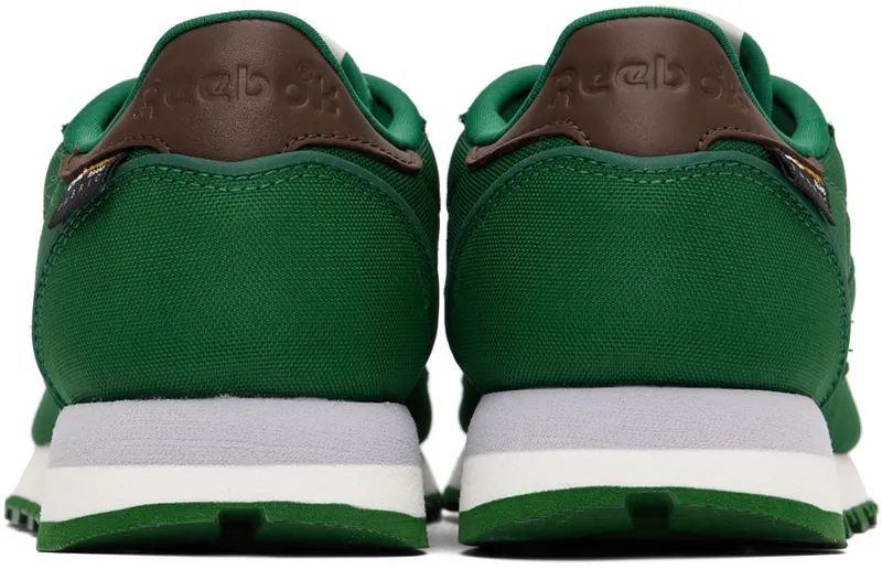Reebok Classic Leather Shoes Dark Green / Chalk / Brush Brown (GX0285)