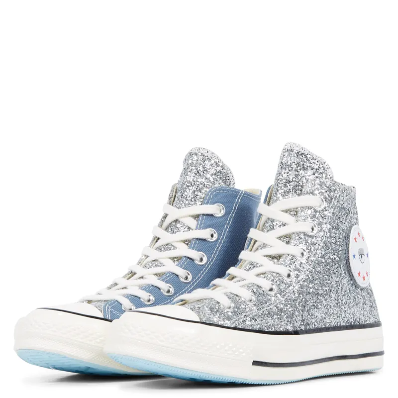 Converse Chuck Taylor All-Star 70s Hi Chiara Glitter (W) Blue Coast/Silver-Egret (563829C)