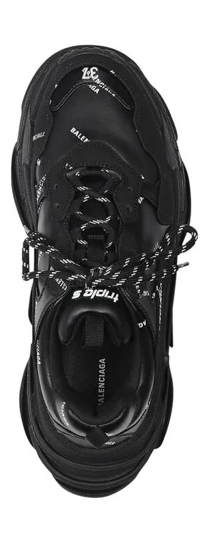 Balenciaga Triple S Black Logo (W) (524039 W2FA1 1090) (4)