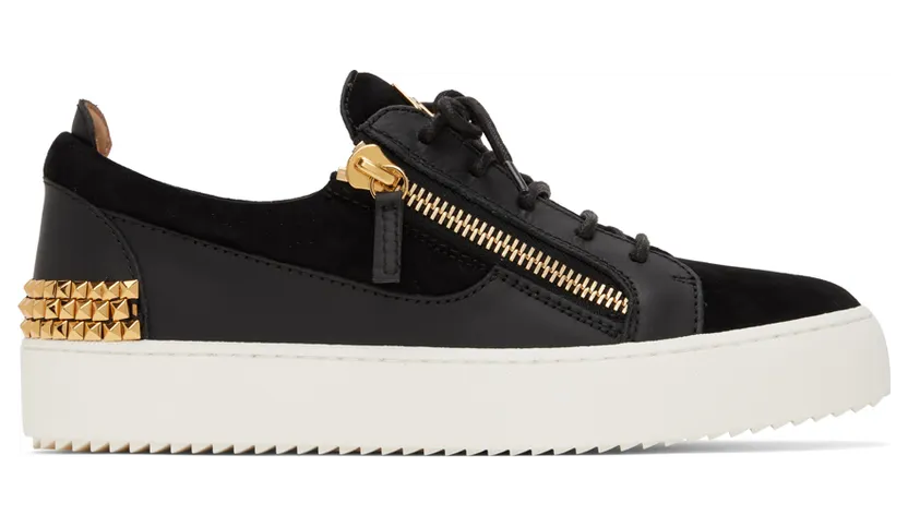 Giuseppe Zanotti Black Camoscio Sneakers (RU20017-92979)